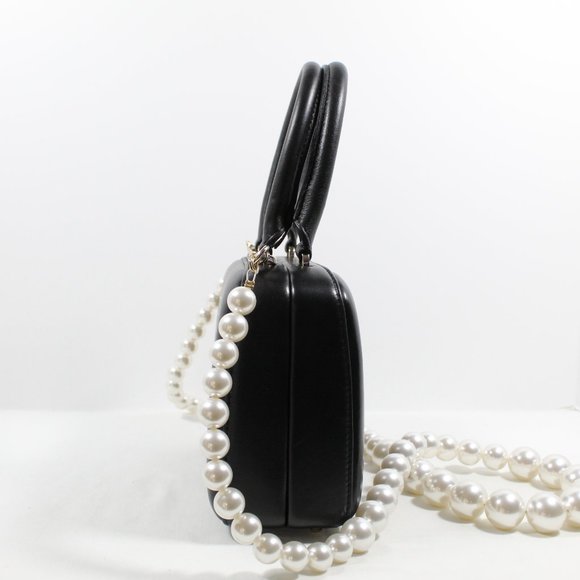 SIMONE ROCHA Mini Leather Case Bag - Black - Picture 2 of 8